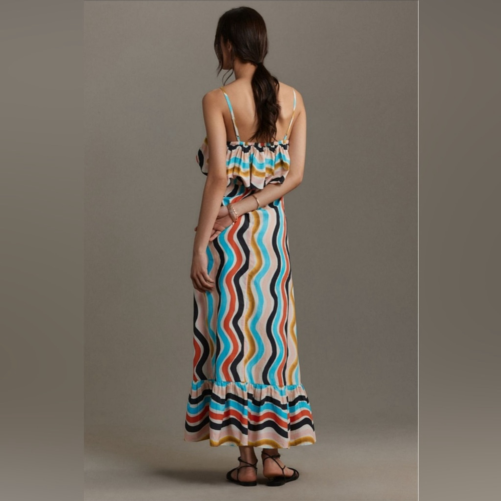 FARM Rio Colorful Wave Maxi Dress - Picture 2 of 11